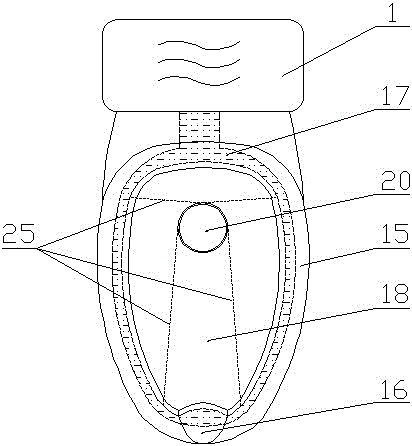 Spray and overflow proof energy-saving closestool capable of achieving water control