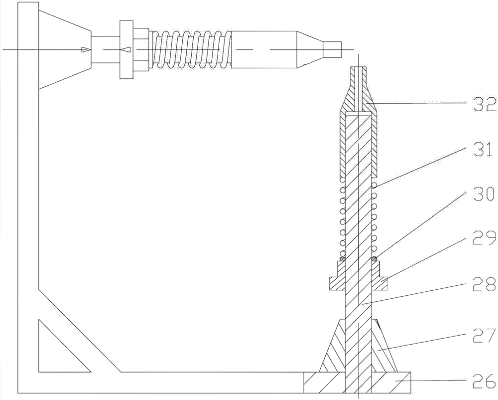 Overall performance testing rack of numerical control ultrasonic cutting sound main shaft