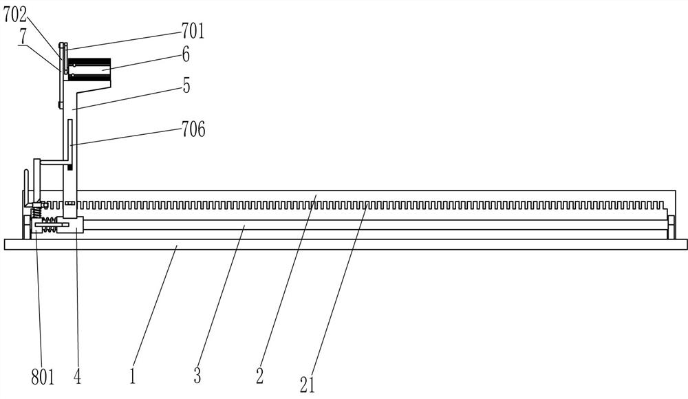 An automatic noodle cutting device