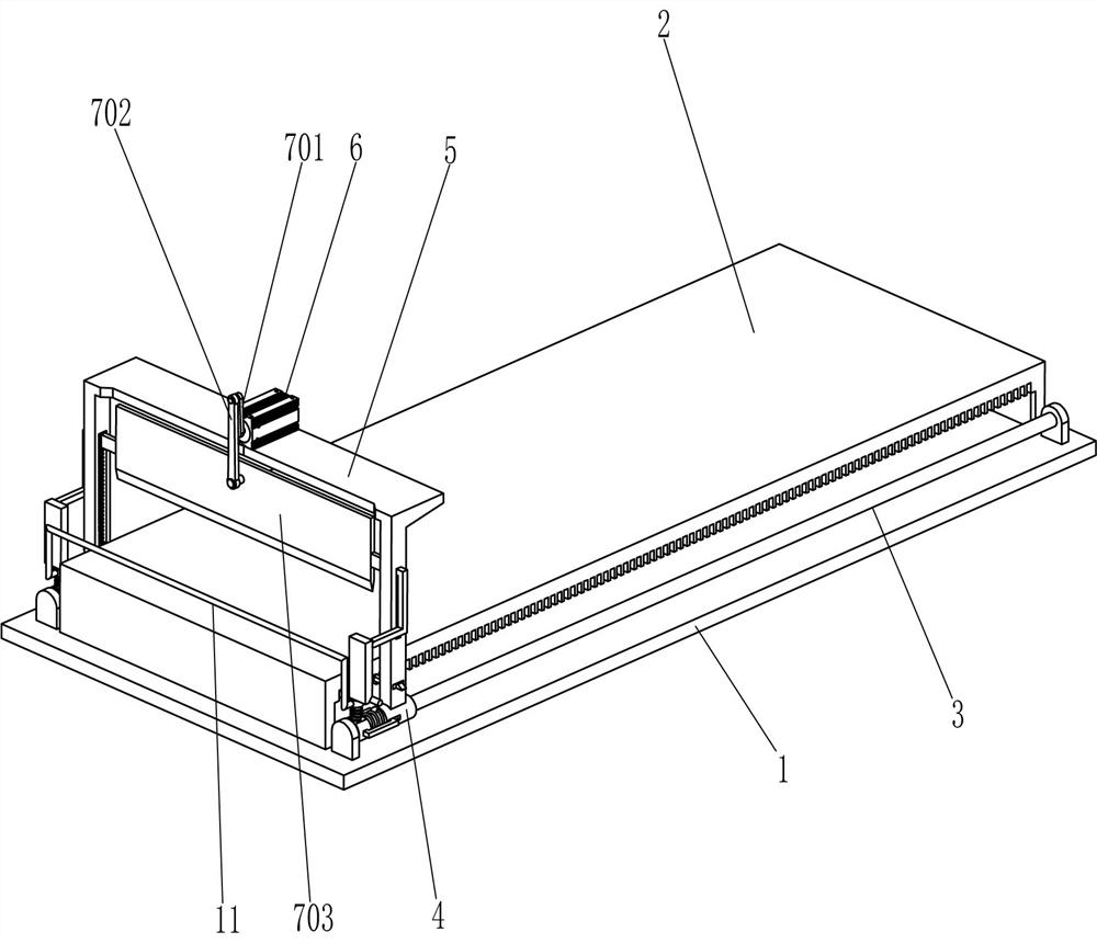 An automatic noodle cutting device