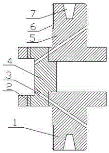 Novel combined automobile crank shaft