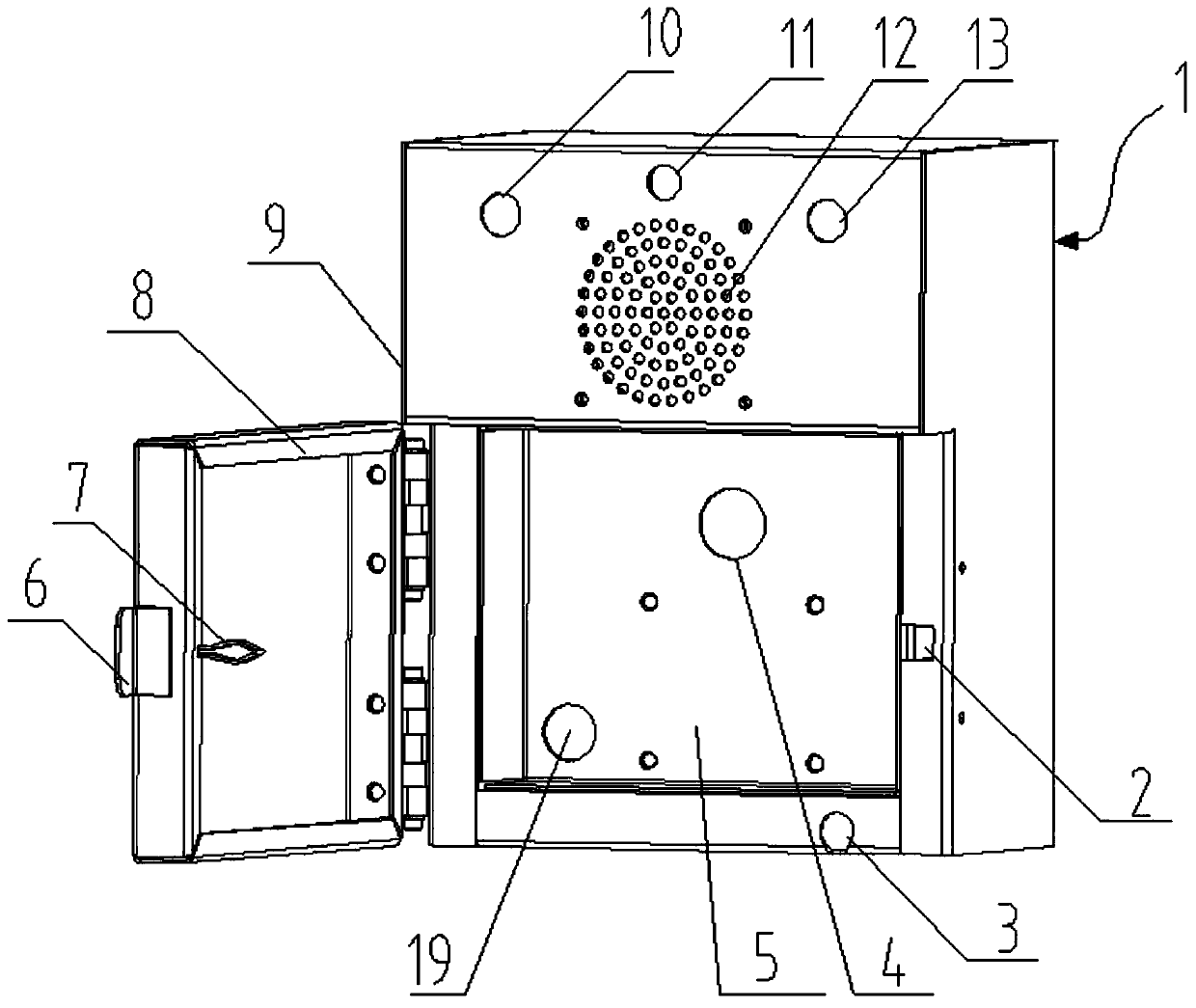 A car loading instrument key management system and management method