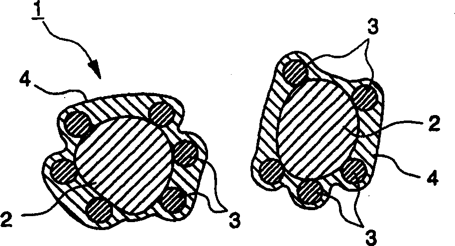 Carbon-containing material and lithium secondary cell containg the same material