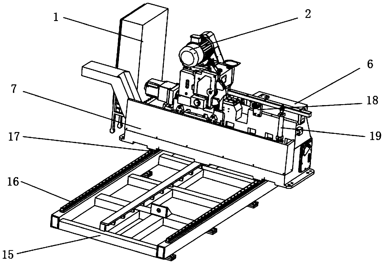 Linked-integrated cutting machine