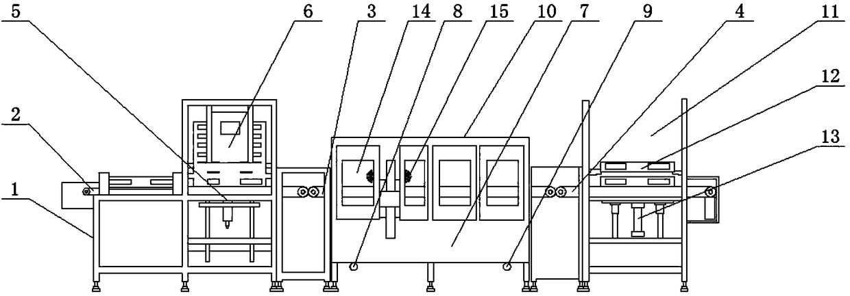 Tray cleaning machine