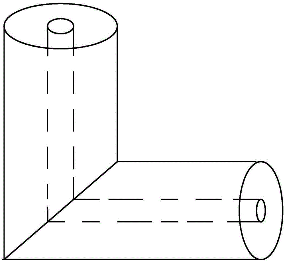 Equal channel angular pressing device of ultrasonic vibration male die