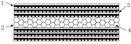 A multi-component composite toughened bionic structural armor and its preparation method