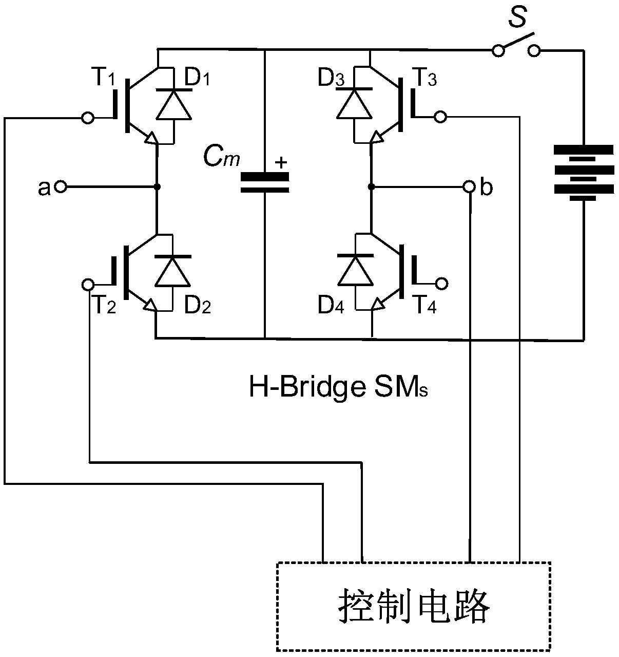 Alternating current and direct current charging and active equalization circuit for lithium battery pack