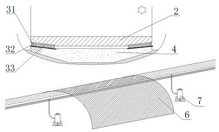 Damping and buffering method and device during blasting construction of mine roadway