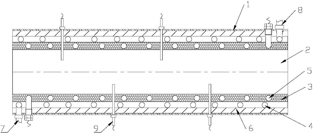 Constant-temperature system for semi-solid press-injecting device