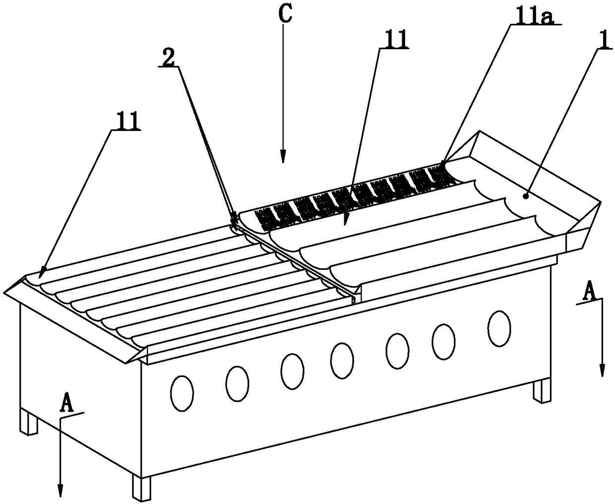 Multi-groove pot used for tea making and tea making method thereof