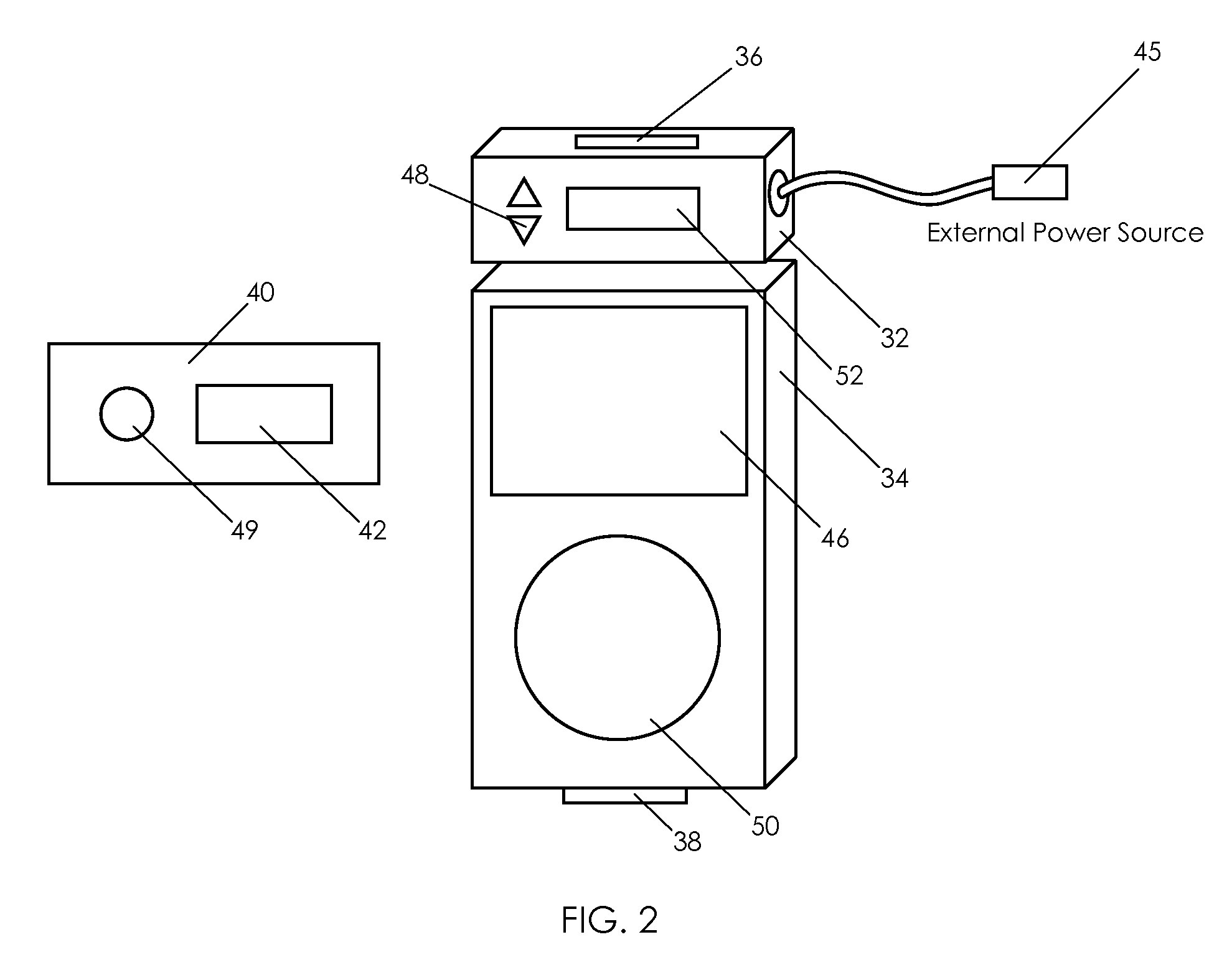 Wireless accessory for electronic device