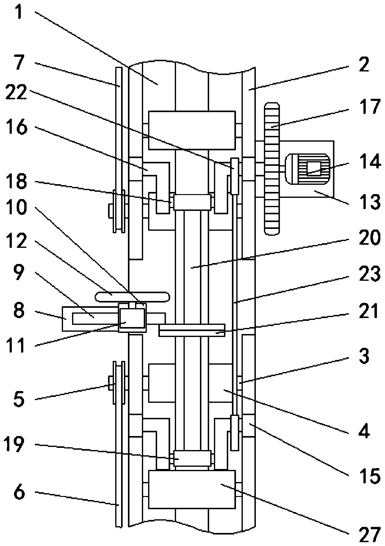 Section cutting equipment with section processing mechanism for glass fiber reinforced thermoplastic pipe