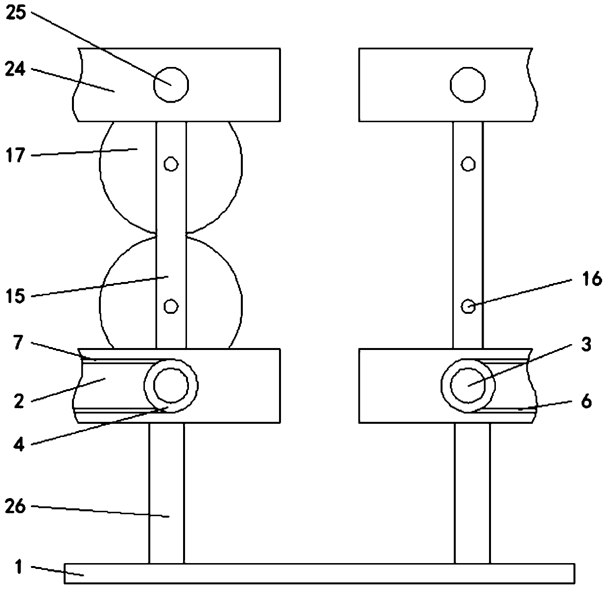 Section cutting equipment with section processing mechanism for glass fiber reinforced thermoplastic pipe