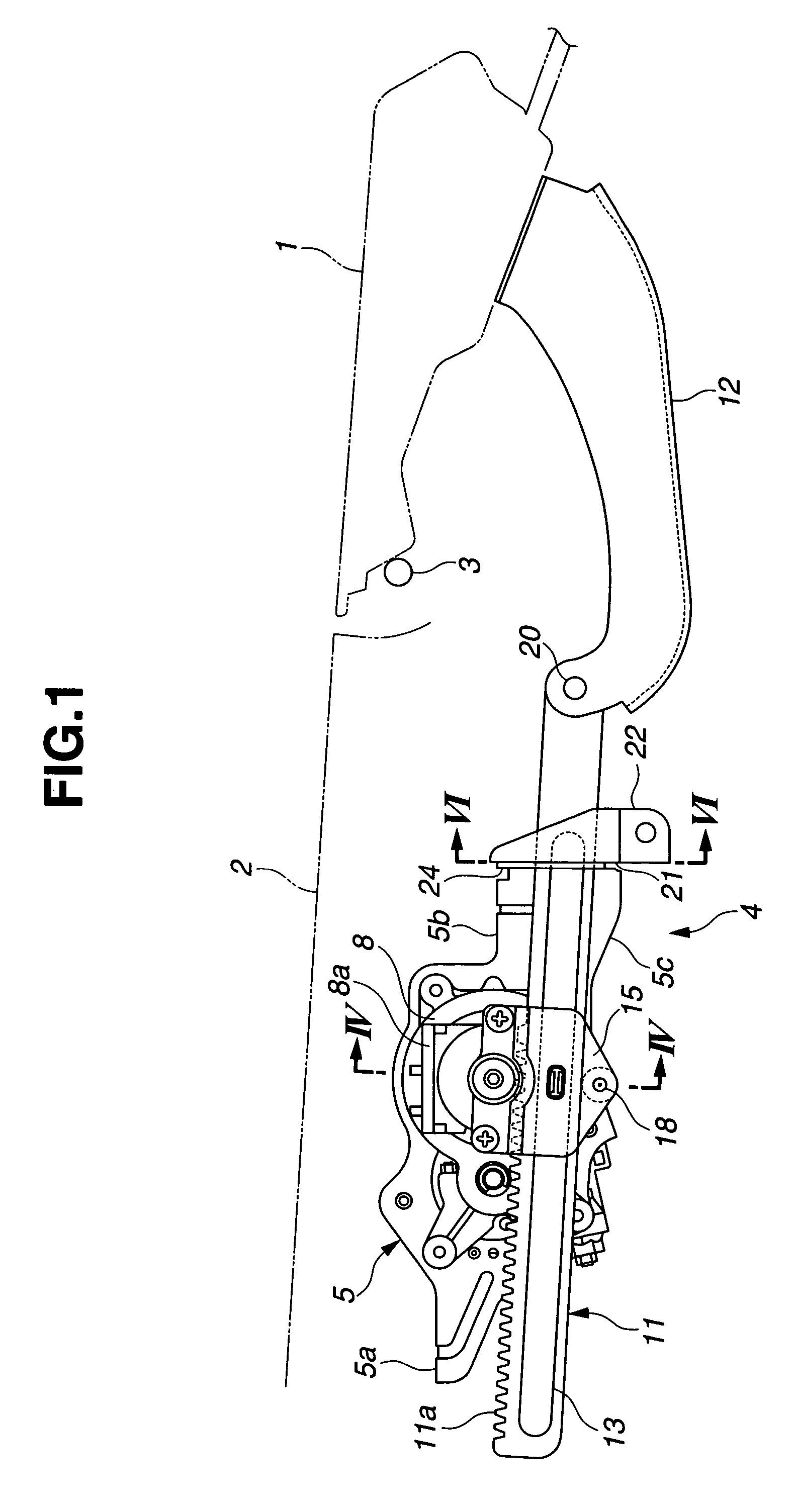 Opening and closing apparatus for opening and closing body of vehicle