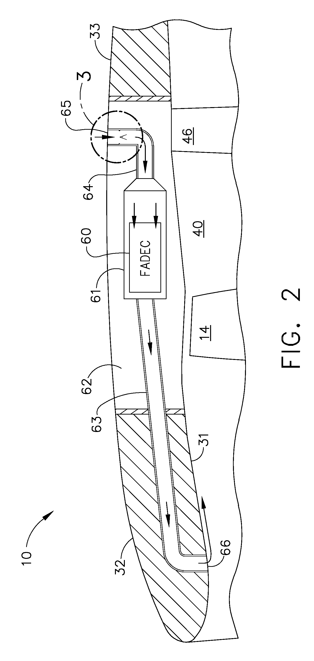 System and method for passive cooling of gas turbine engine control components