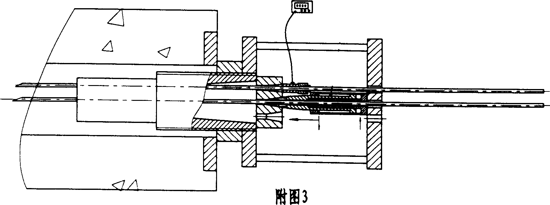 Low stressed self anchoring method for group anchor steel tension cables