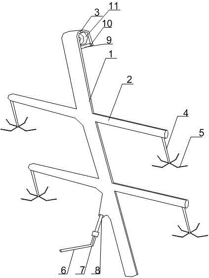 Electrophoresis part suspension device