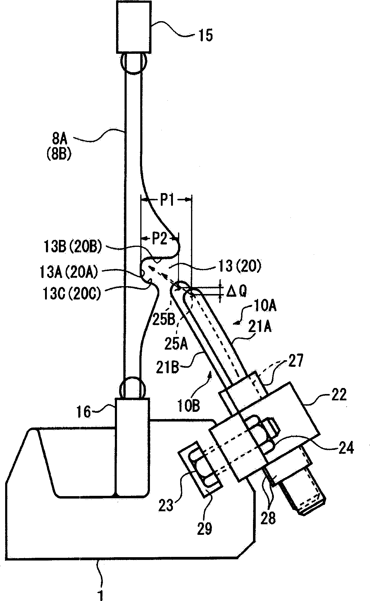 Weft insertion device of air-jet loom