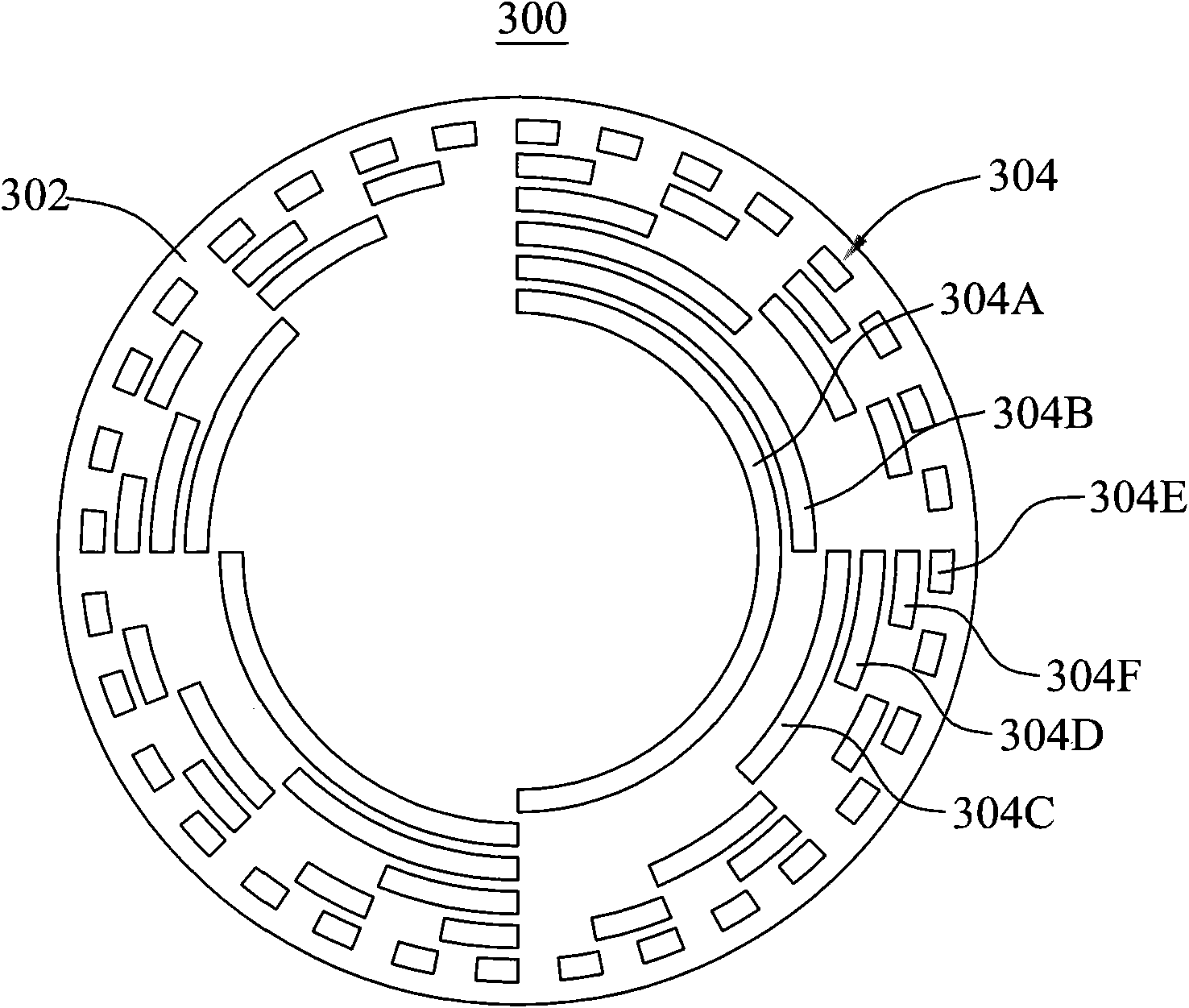 Absolute optical code wheel as well as absolute coder and method for detecting absolute position thereof