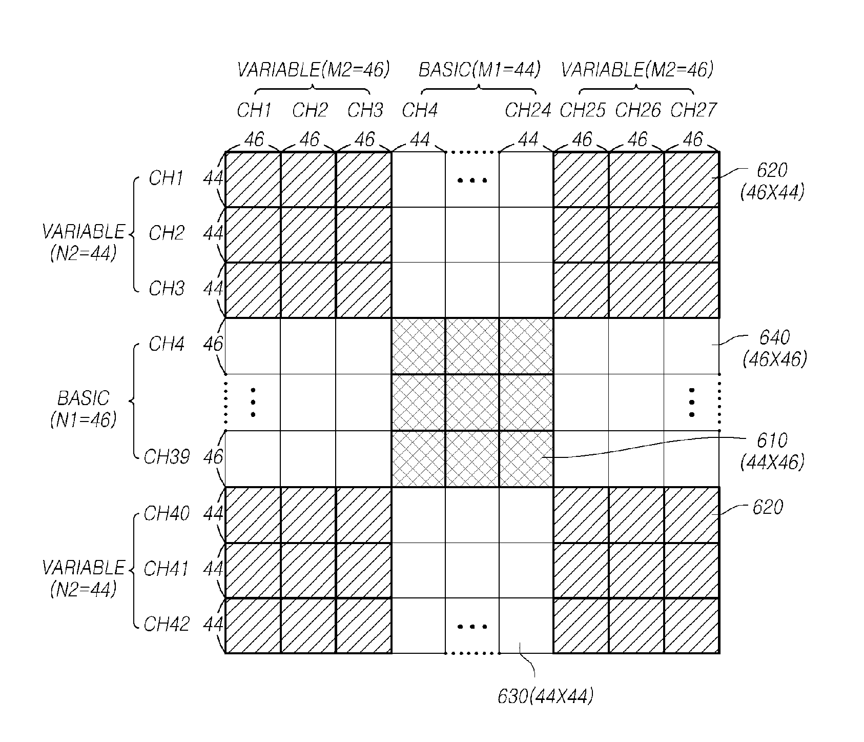 Display panel for display device