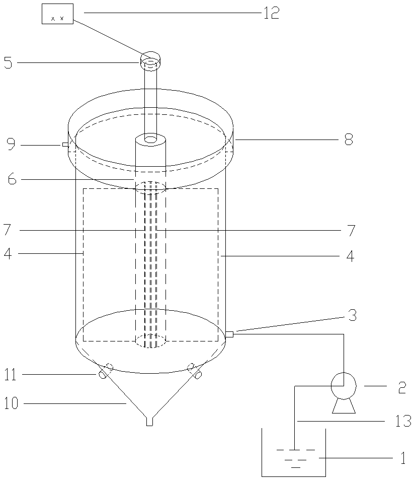 Rotary dye waste water decolorizing device and manufacturing method of adsorption plate