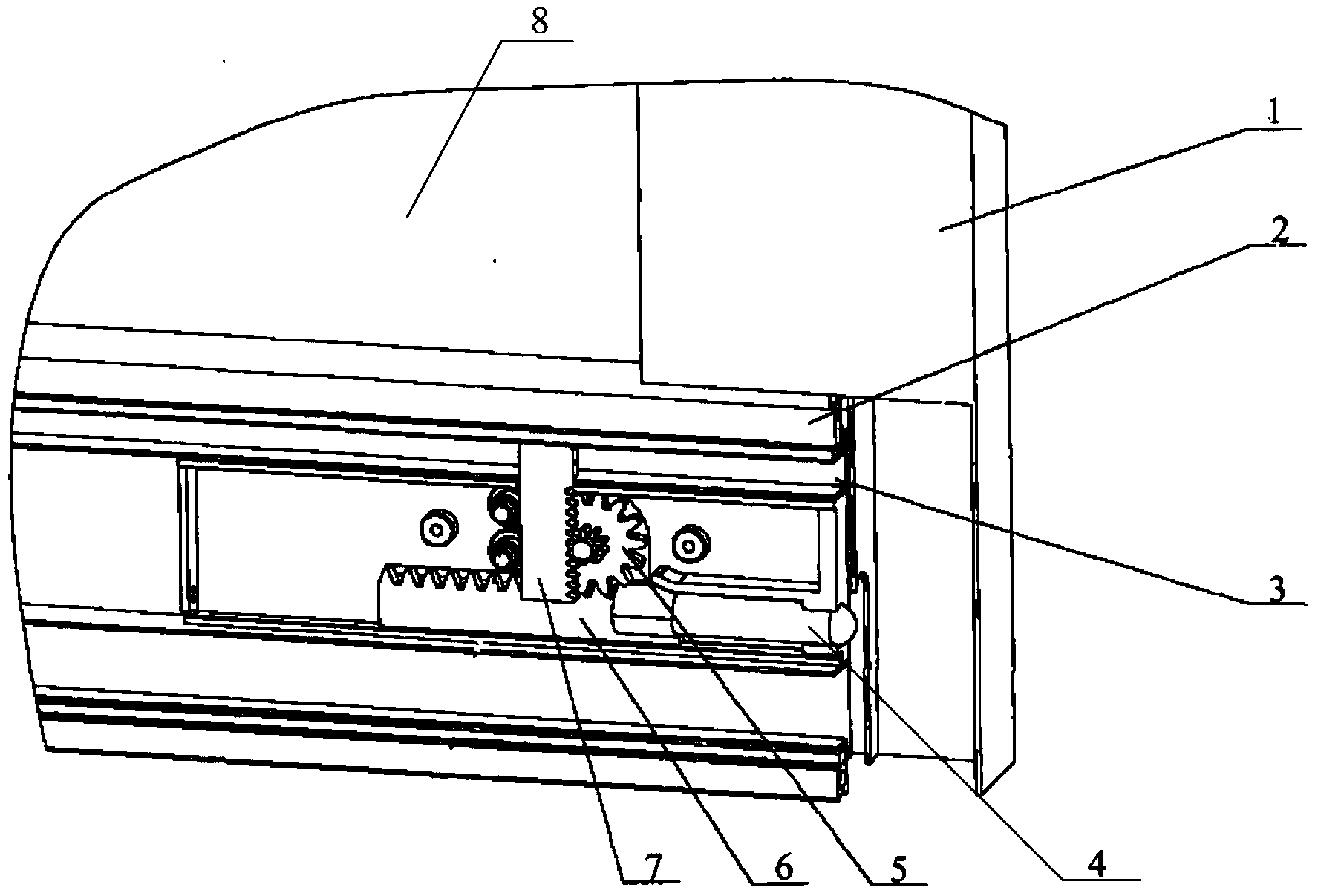 Automatic anti-theft lock and roller shutter door