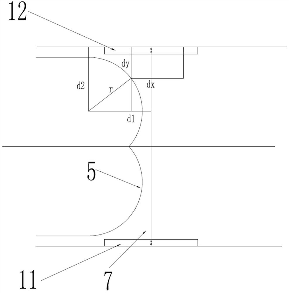 A connecting tank for c-type liquid tank liquefied gas ship