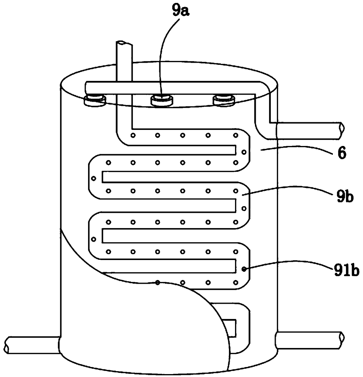 Condensing equipment for extraction of rose essential oil