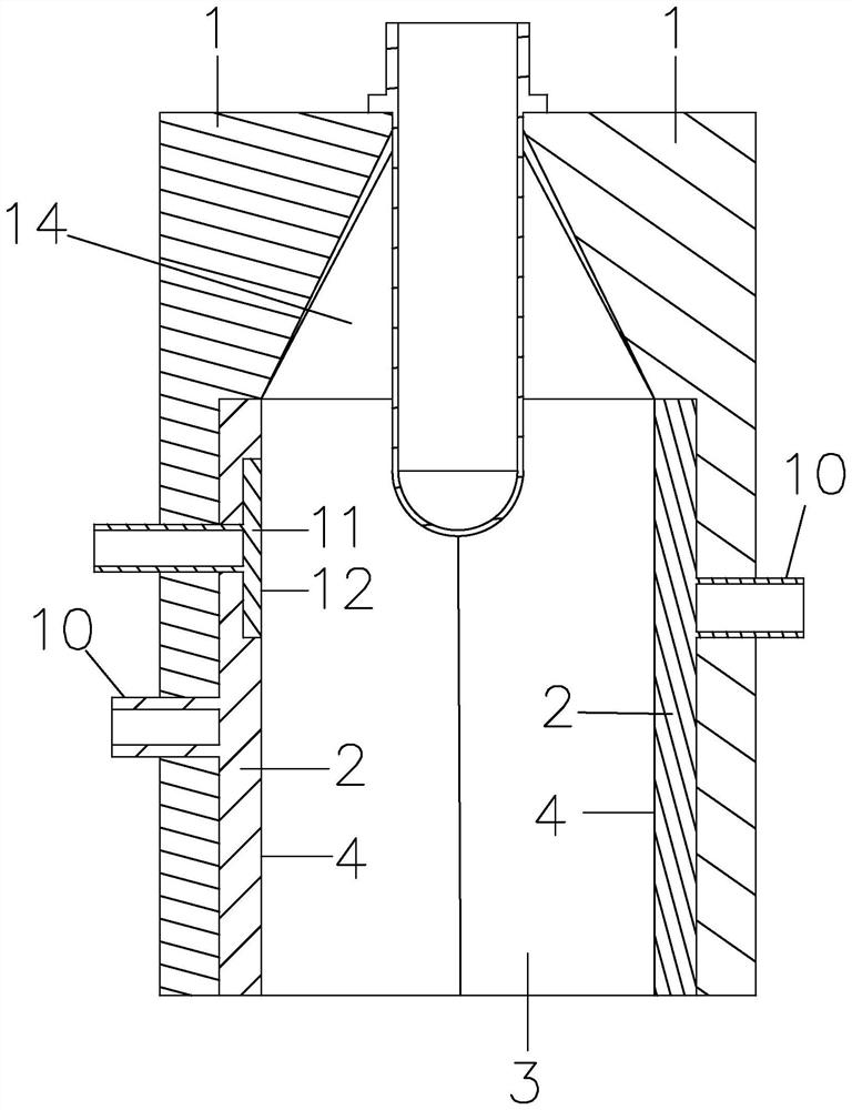 Die cavity structure, die design method, blowing method and blowing control system