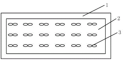 Frame type wet ecological floating bed