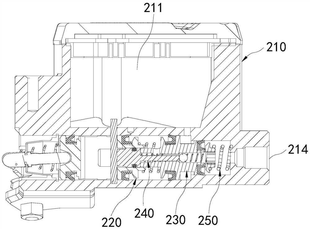 Pressurizing main pump and vehicle hydraulic braking system