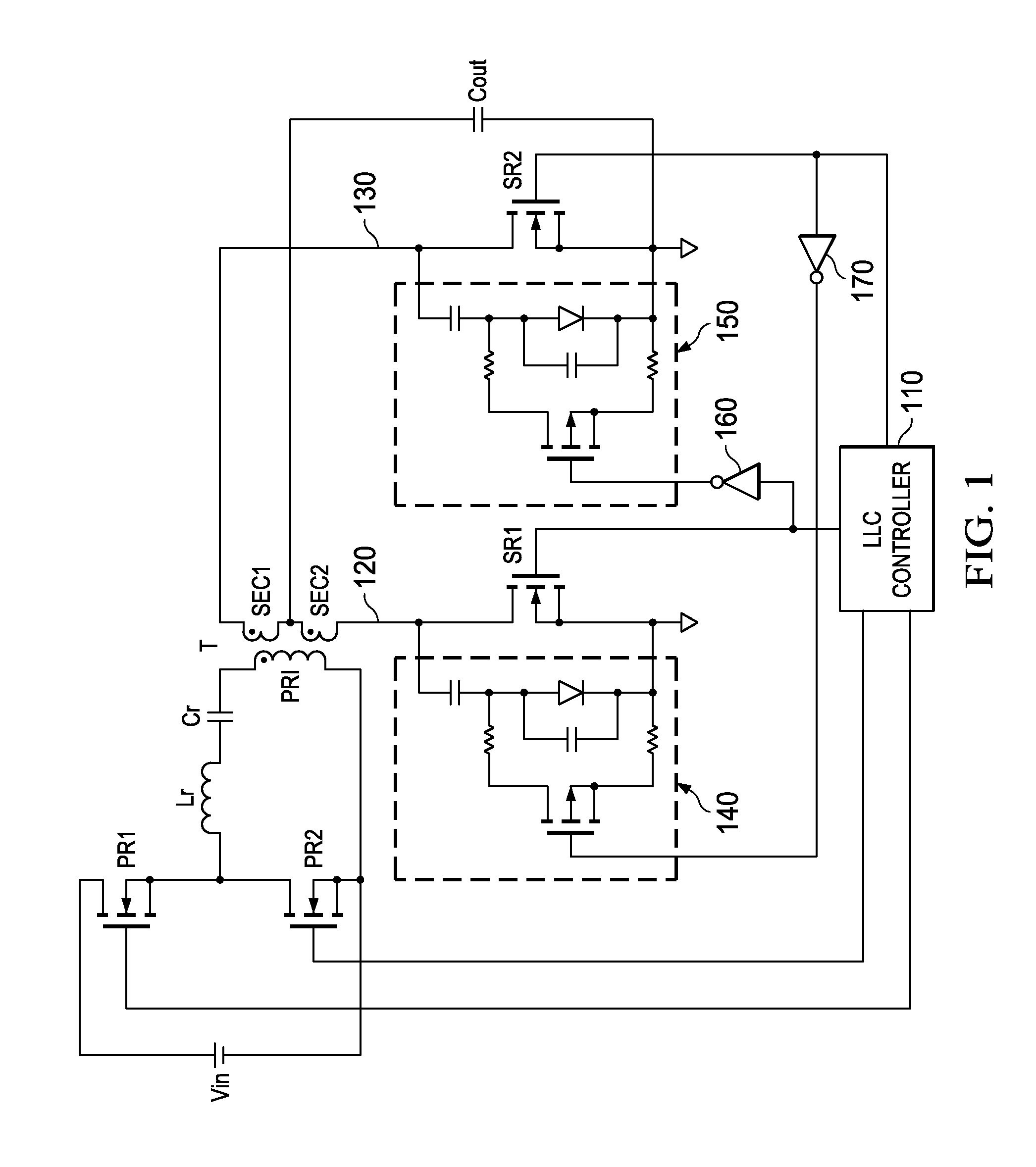 Llc converter active snubber circuit and method of operation thereof