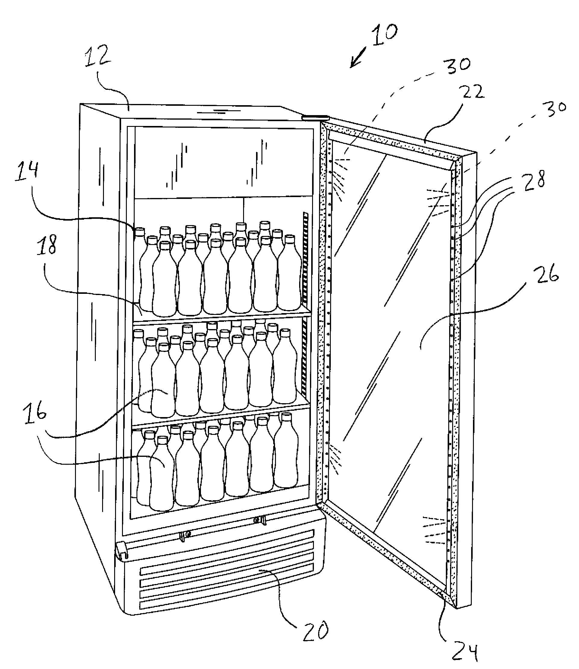 Display refrigerator