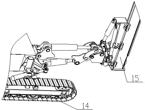 Angle adjusting mechanism for multifunctional drilling machine