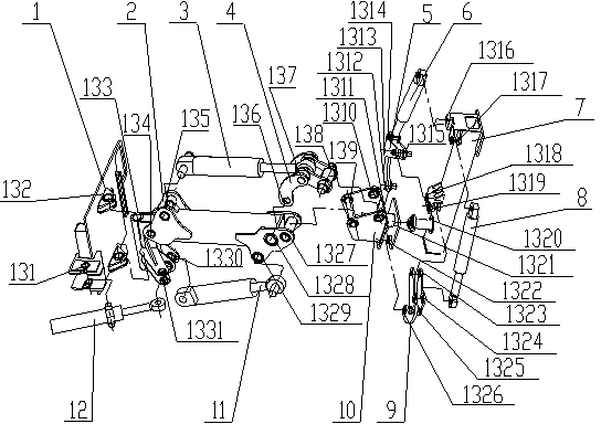 Angle adjusting mechanism for multifunctional drilling machine