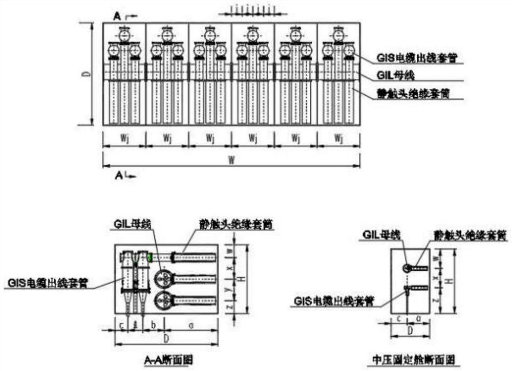 Hot plug type middle-high voltage power distribution prefabricated cabin