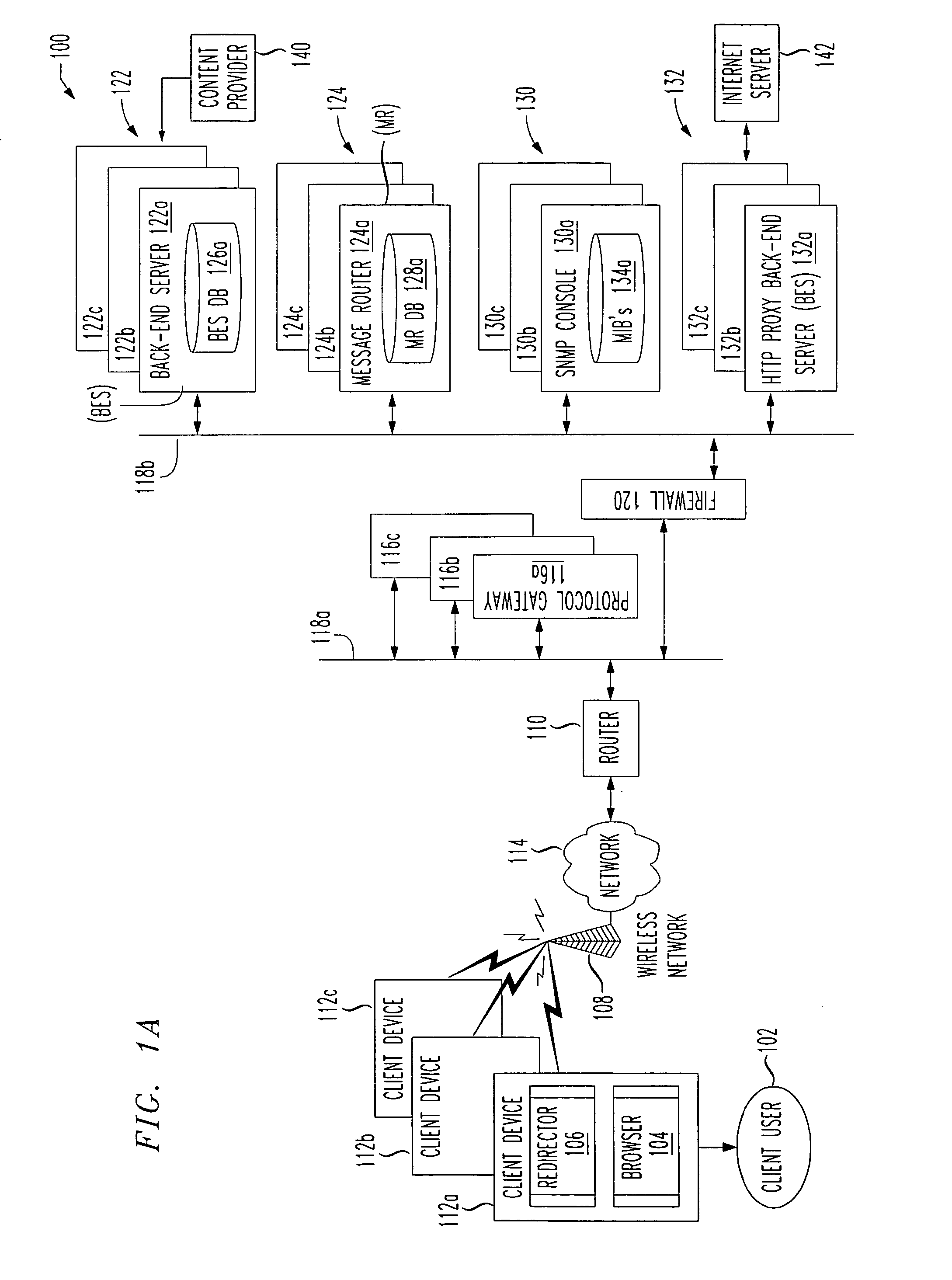 System and method to publish information from servers to remote monitor devices