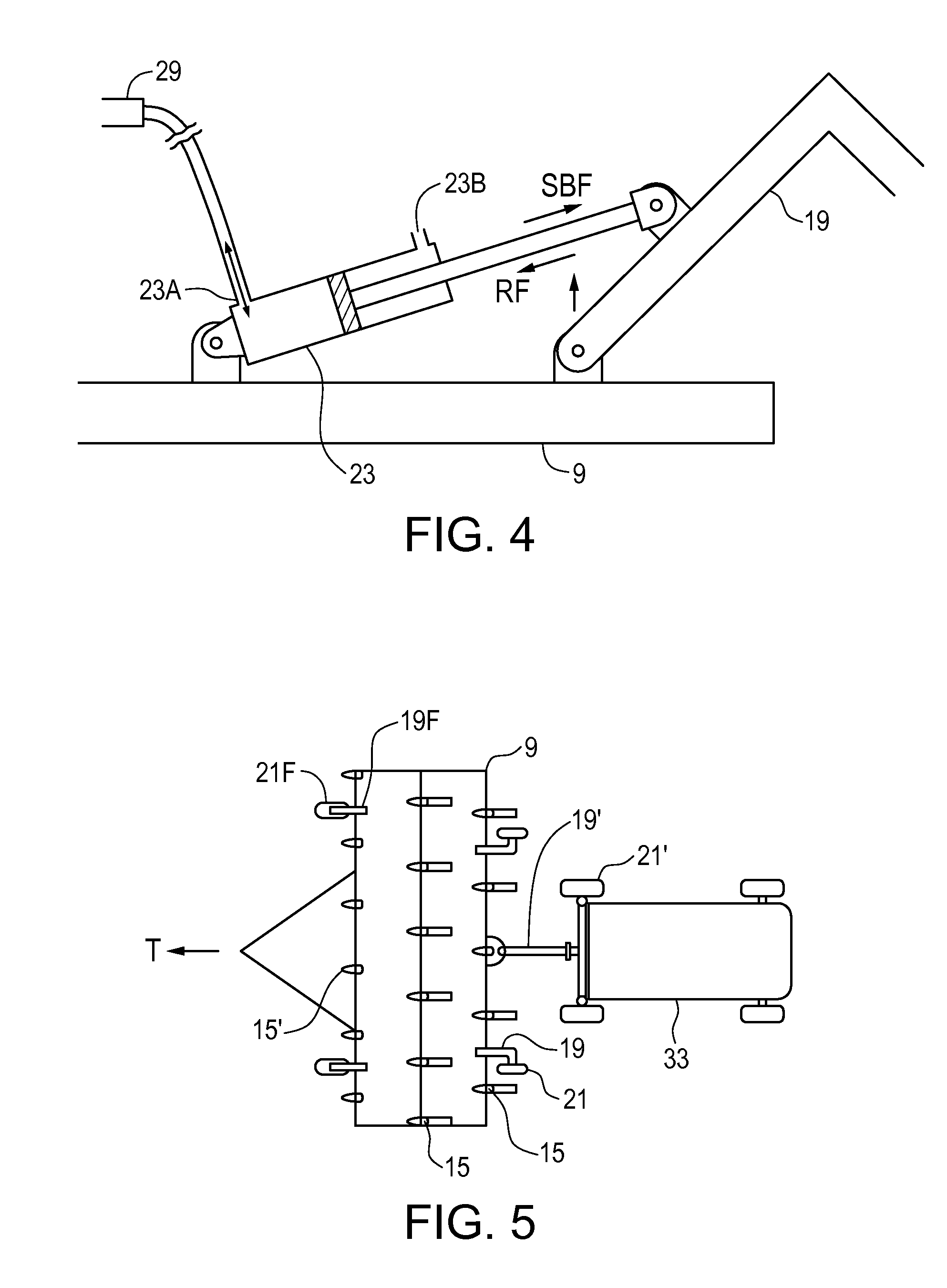 Reducing wheel forces on a field surface