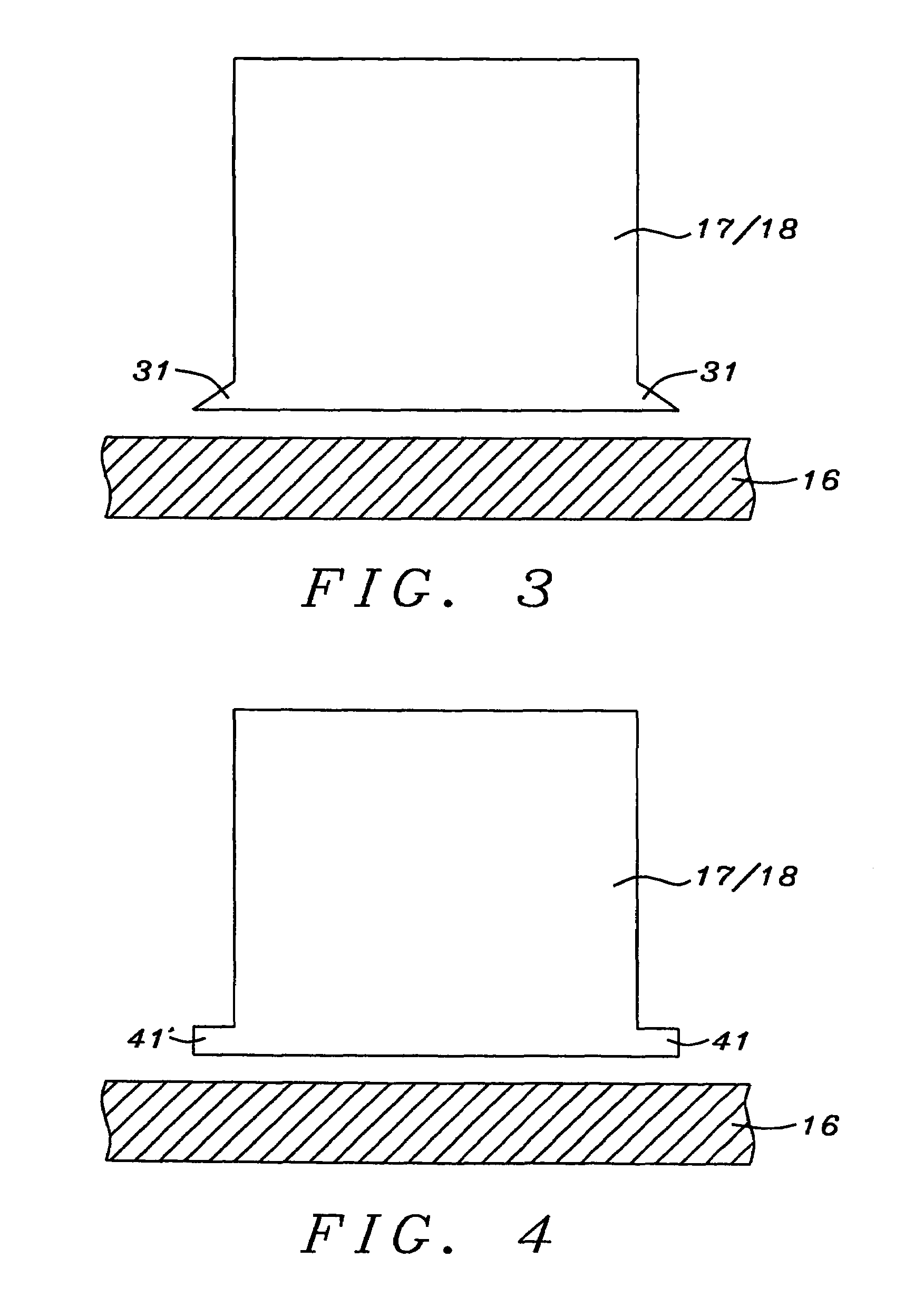 Magnetic read-write head shield that prevents flux concentration at edges close to the ABS