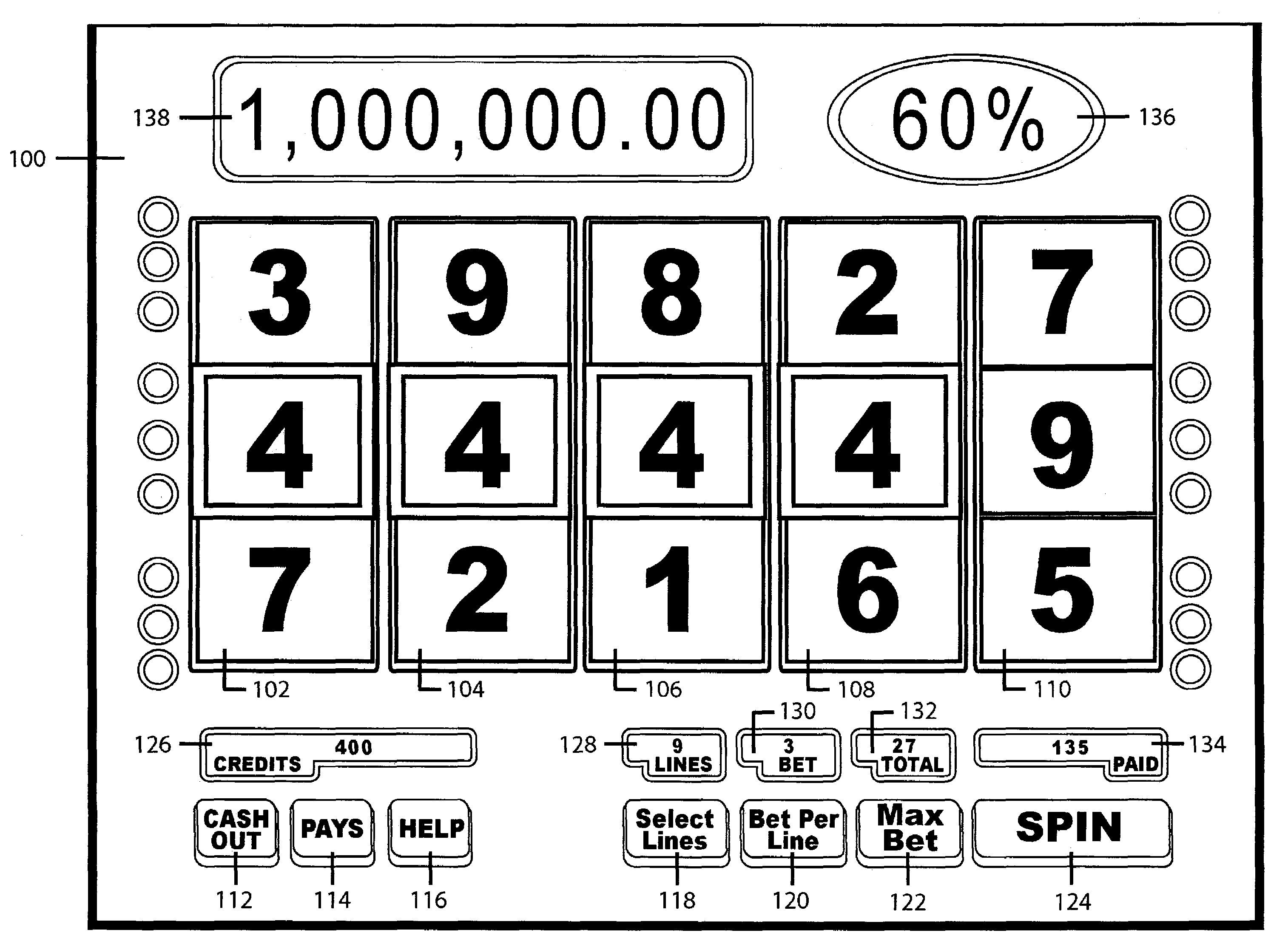 Slot machine game having a plurality of ways to issue a percentage of a progressive award based upon any wager level ("percentage progressive")