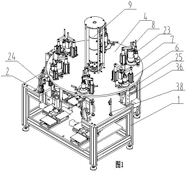 Automobile starter switch screw automatic assembly machine