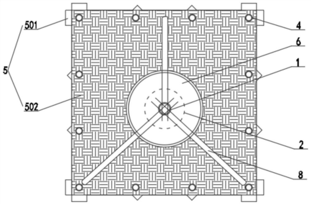 Construction method for vertical main pipe protection of hot spring well in foundation pit