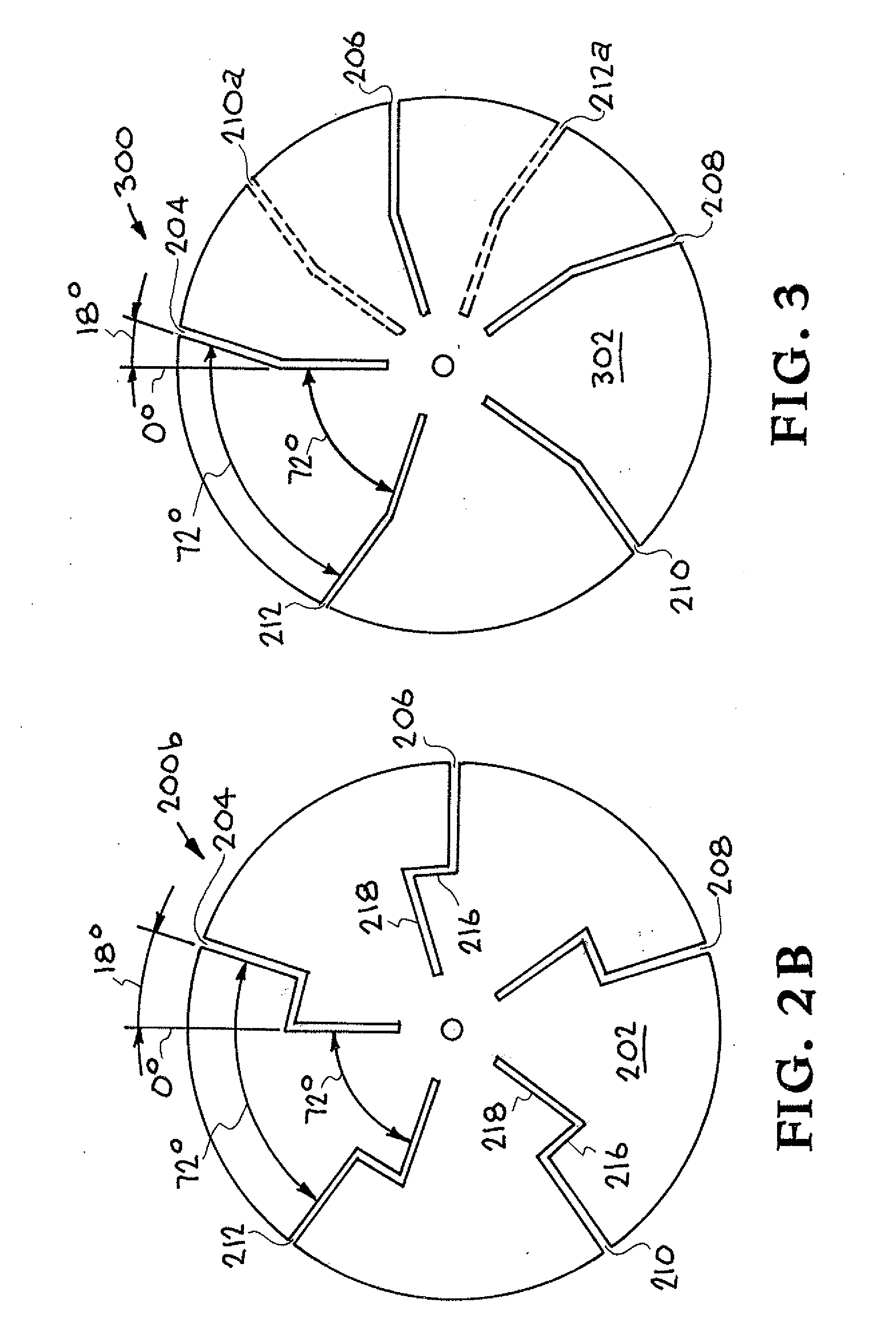 Slit Disk for Modified Faraday Cup Diagnostic for Determing Power Density of Electron and Ion Beams