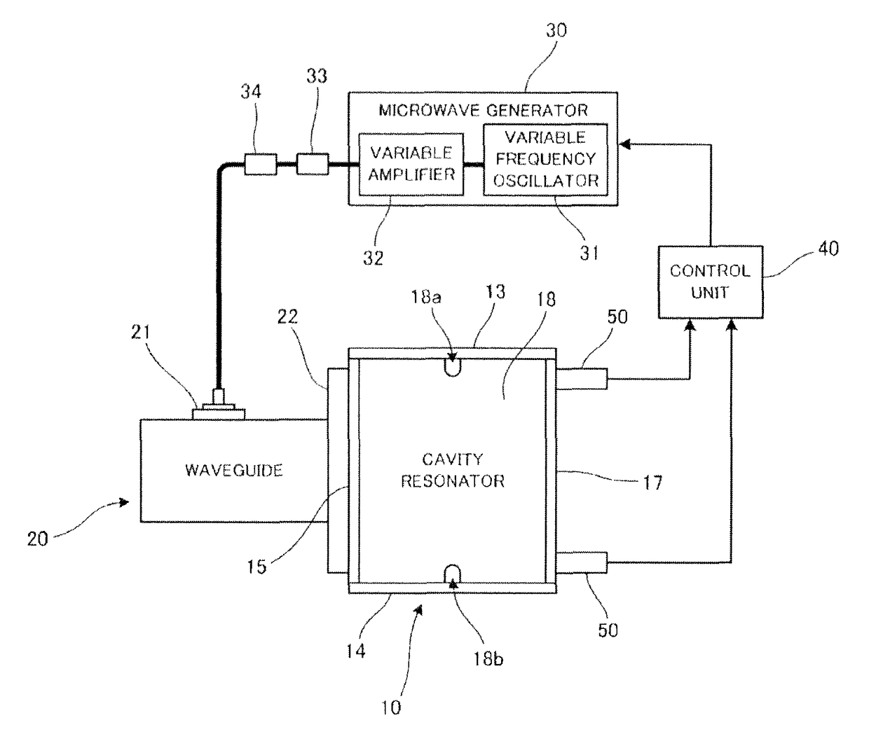 Microwave device and flow tube used therein