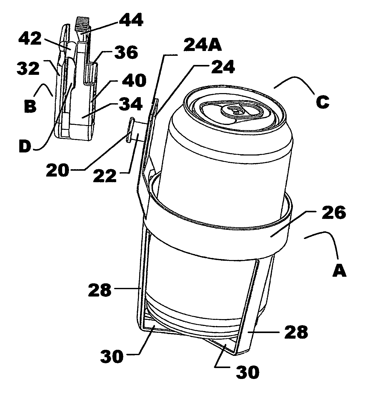 Beverage holder device