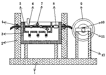 Winding device with decontamination function for submarine cable