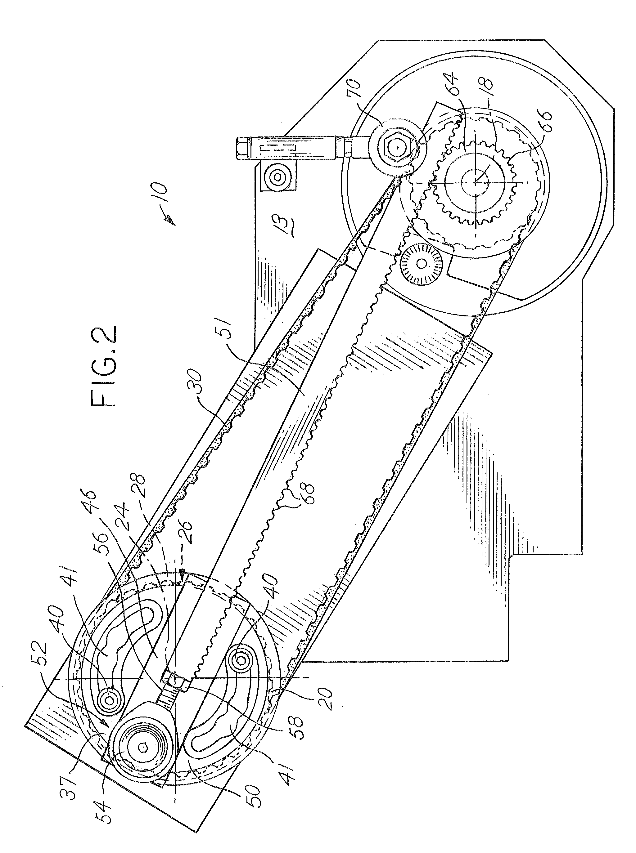 Method and apparatus for machining parts of partial revolution