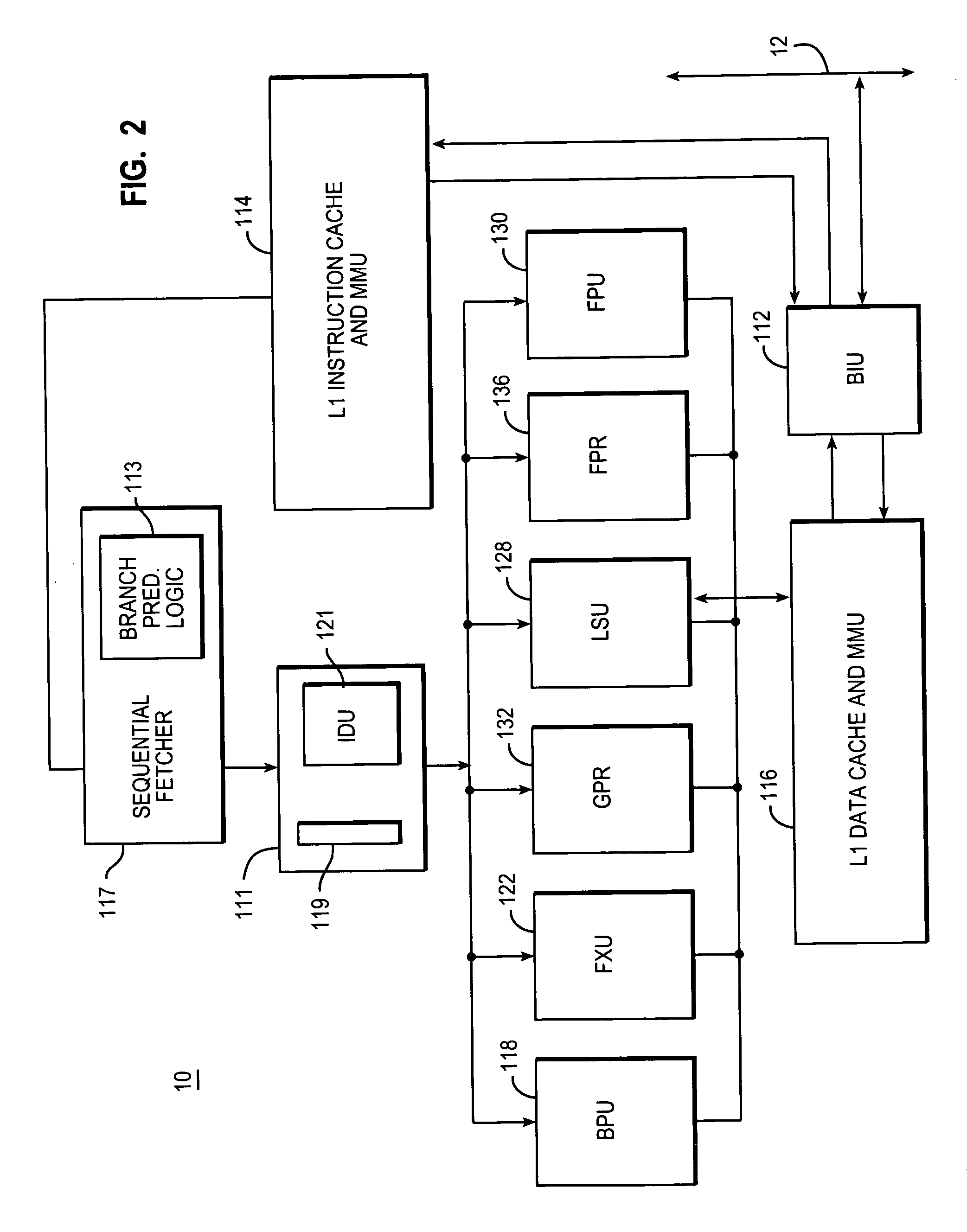 Load lookahead prefetch for microprocessors