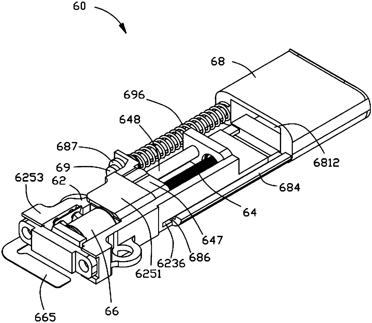 Sliding device, camera module device and electronic device